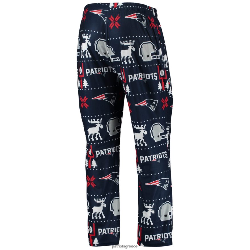 Patriots Jersey foco navy wordmark άσχημο σετ πιτζάμες άνδρες είδη ένδυσης VPDHTZ1763