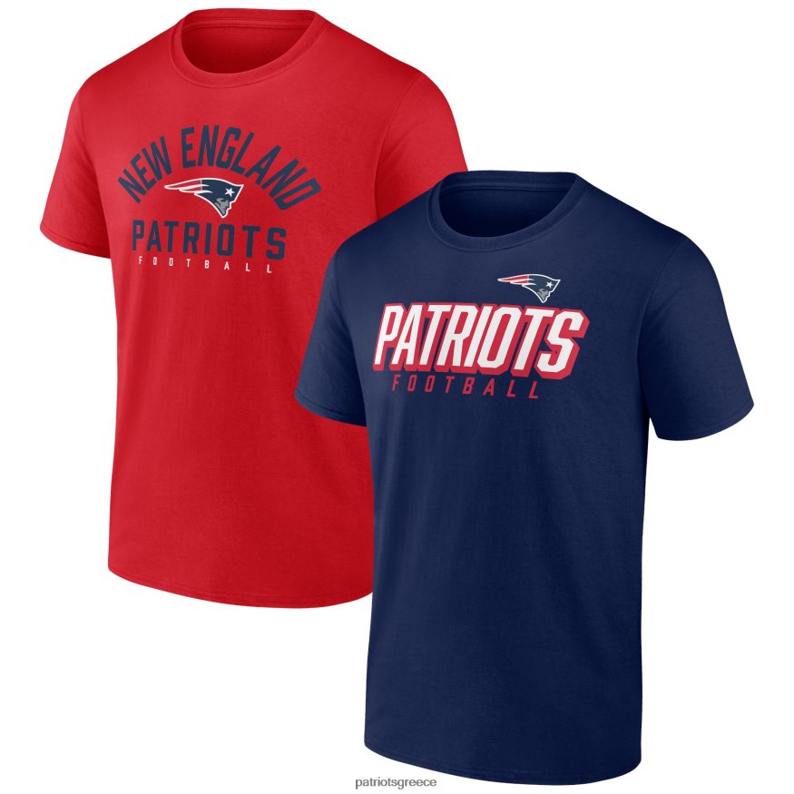 Patriots Jersey σύνθετο σετ μπλουζών μπλουζών με επώνυμα ναυτικό/κόκκινο παίκτη άνδρες είδη ένδυσης VPDHTZ1772