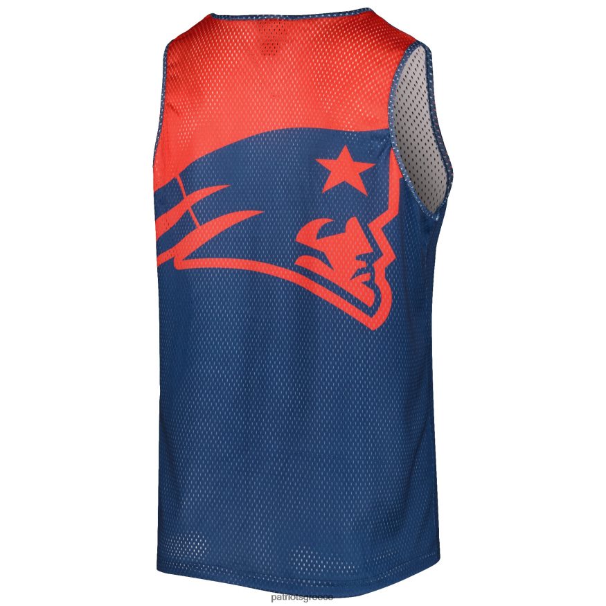 Patriots Jersey Σετ με λαιμόκοψη και σορτς foco navy colorblock άνδρες είδη ένδυσης VPDHTZ1709