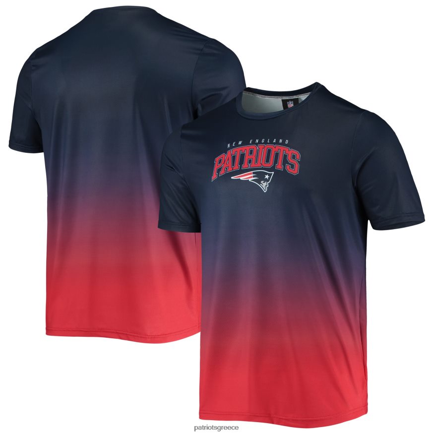 Patriots Jersey foco navy/κόκκινο ντεγκραντέ rash guard μαγιό πουκάμισο άνδρες είδη ένδυσης VPDHTZ1767
