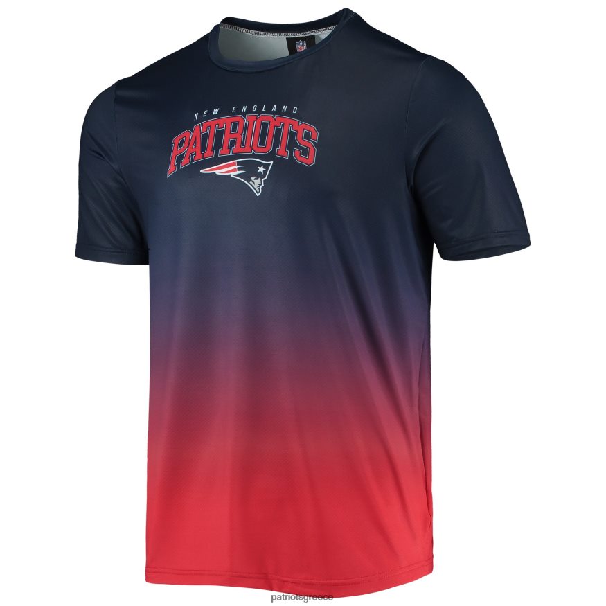 Patriots Jersey foco navy/κόκκινο ντεγκραντέ rash guard μαγιό πουκάμισο άνδρες είδη ένδυσης VPDHTZ1767
