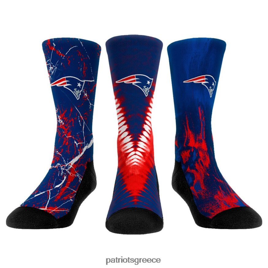 Patriots Jersey rock em κάλτσες 3-pack crew κάλτσες παιδιά αξεσουάρ VPDHTZ2920