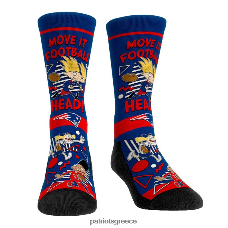 Patriots Jersey rock em socks nfl x nickelodeon hey arnold crew socks παιδιά αξεσουάρ VPDHTZ2925