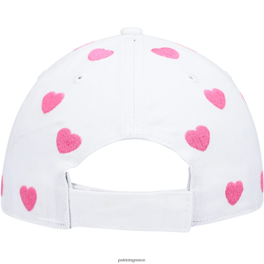 Patriots Jersey νήπια κορίτσια '47 λευκό έκπληξη καθαρισμού ρυθμιζόμενο καπέλο παιδιά αξεσουάρ VPDHTZ2961