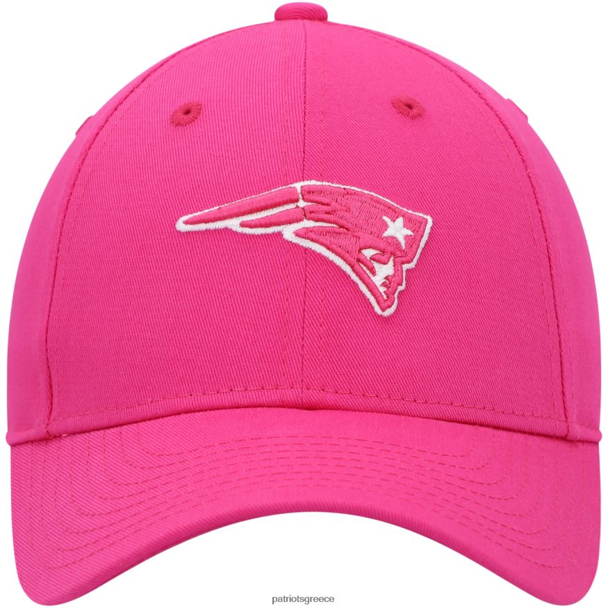 Patriots Jersey κορίτσια ροζ δομημένο ρυθμιζόμενο καπέλο παιδιά αξεσουάρ VPDHTZ2969