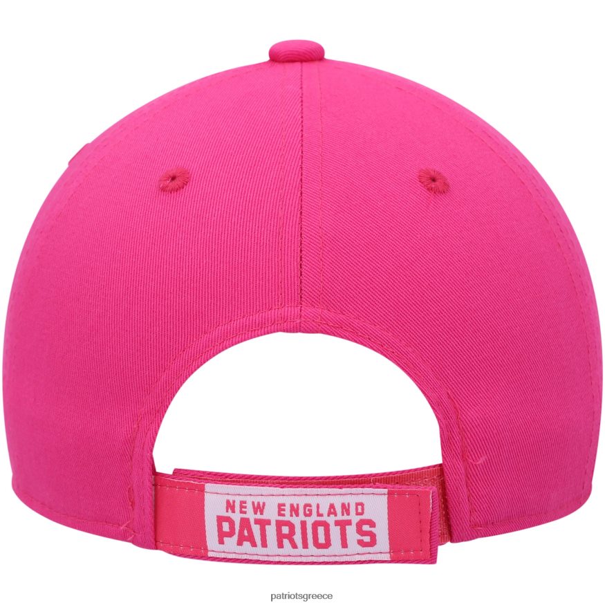 Patriots Jersey κορίτσια ροζ δομημένο ρυθμιζόμενο καπέλο παιδιά αξεσουάρ VPDHTZ2969