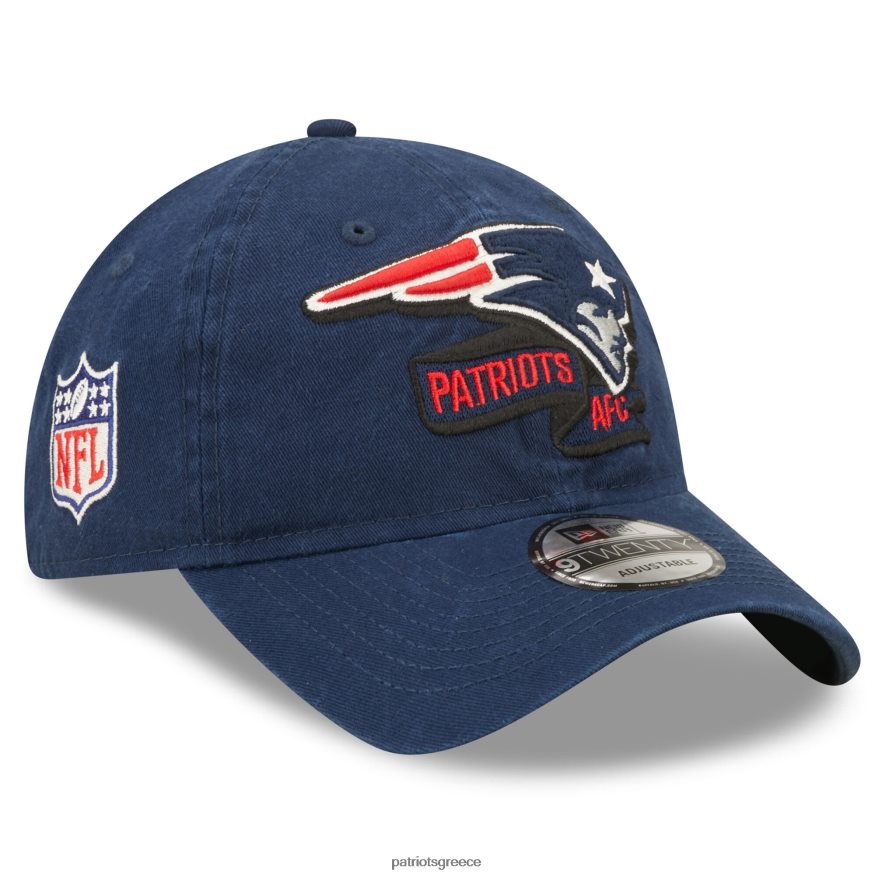 Patriots Jersey νέας εποχής navy 2022 ρυθμιζόμενο καπέλο 9 είκοσι πλαϊνής γραμμής παιδιά αξεσουάρ VPDHTZ2990