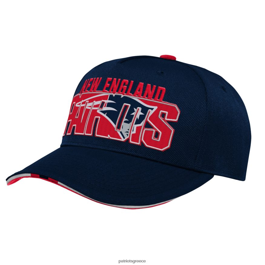 Patriots Jersey ναυτικό σε τάση προκαμπυλό καπέλο snapback με πλαίσιο παιδιά αξεσουάρ VPDHTZ2999