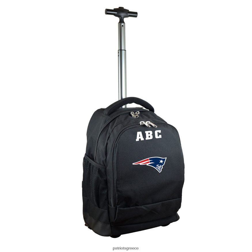 Patriots Jersey mojo black 19'' εξατομικευμένο σακίδιο με τροχούς premium παιδιά αξεσουάρ VPDHTZ2931