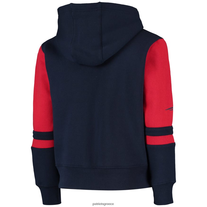 Patriots Jersey Ναυτικό στάδιο με φούτερ με φερμουάρ παιδιά είδη ένδυσης VPDHTZ3021