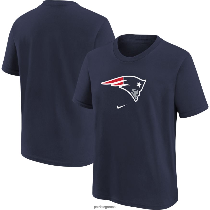 Patriots Jersey T-shirt με λογότυπο nike navy παιδιά είδη ένδυσης VPDHTZ3112