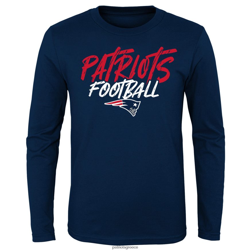 Patriots Jersey ναυτικό μακρυμάνικο μπλουζάκι αγριόγατου παιδιά είδη ένδυσης VPDHTZ3107