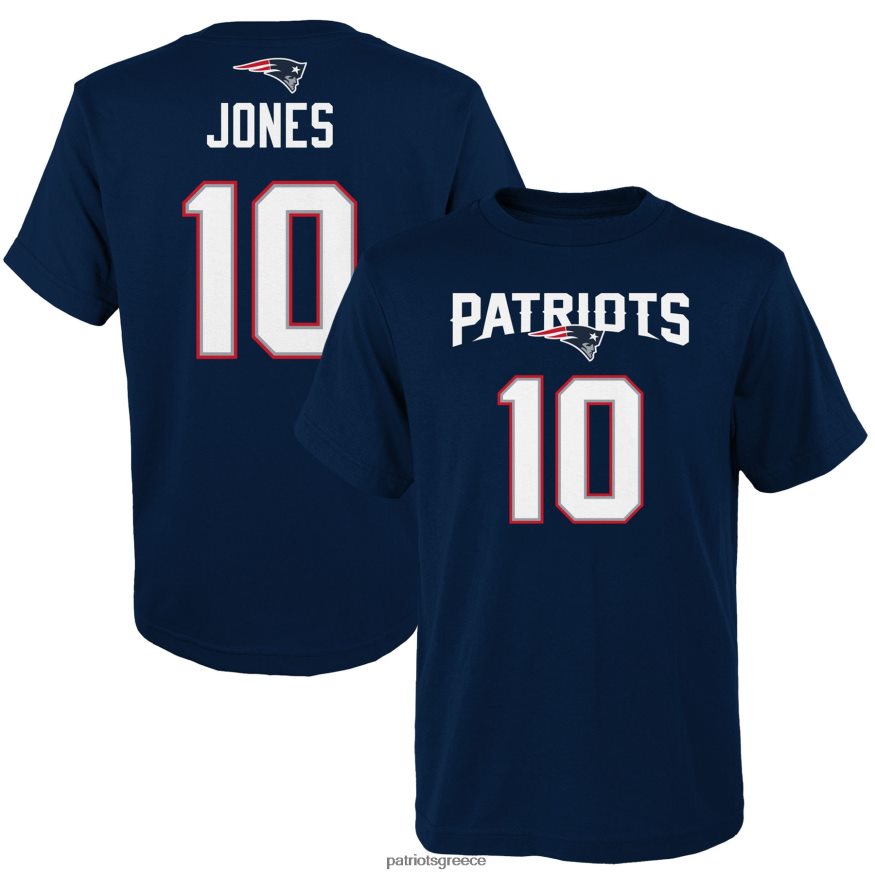 Patriots Jersey μπλουζάκι mac jones navy mainliner όνομα & νούμερο παιδιά είδη ένδυσης VPDHTZ3094
