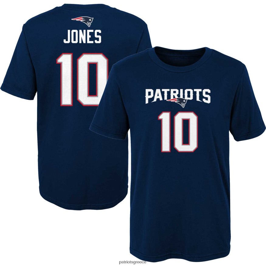 Patriots Jersey μπλουζάκι προσχολικής ηλικίας mac jones navy mainliner παίκτη παιδιά είδη ένδυσης VPDHTZ3110