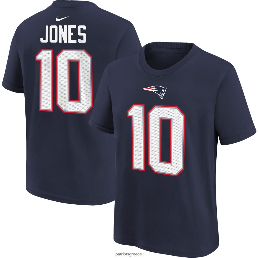 Patriots Jersey Μπλουζάκι με όνομα και νούμερο παίκτη της ναυτικής ομάδας nike mac jones παιδιά είδη ένδυσης VPDHTZ3119