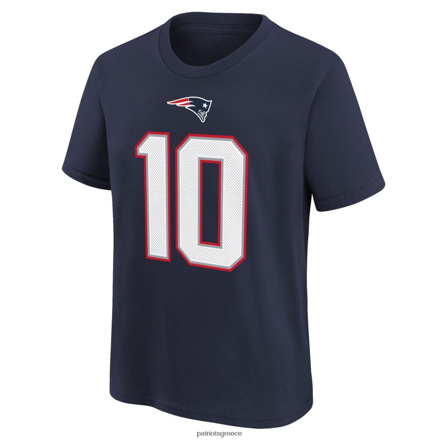 Patriots Jersey Μπλουζάκι με όνομα και νούμερο παίκτη της ναυτικής ομάδας nike mac jones παιδιά είδη ένδυσης VPDHTZ3119