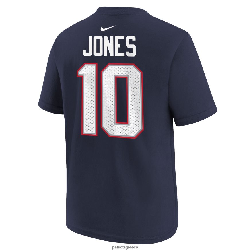 Patriots Jersey Μπλουζάκι με όνομα και νούμερο παίκτη της ναυτικής ομάδας nike mac jones παιδιά είδη ένδυσης VPDHTZ3119