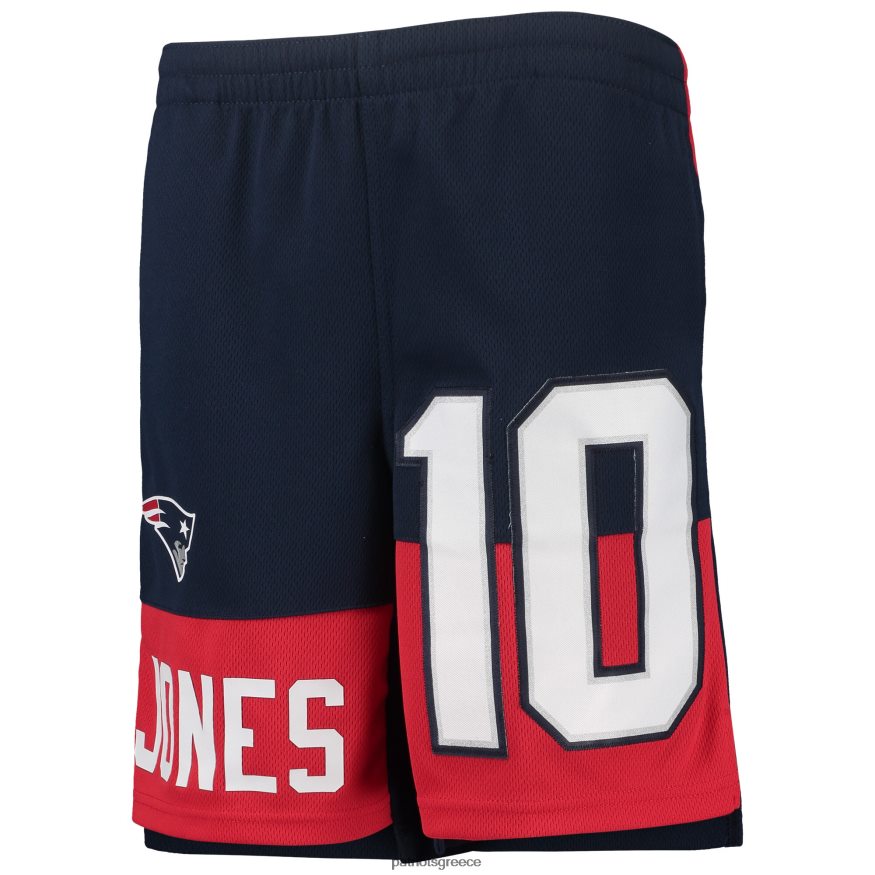Patriots Jersey σορτς παίκτη mac jones navy name & number παιδιά είδη ένδυσης VPDHTZ3080