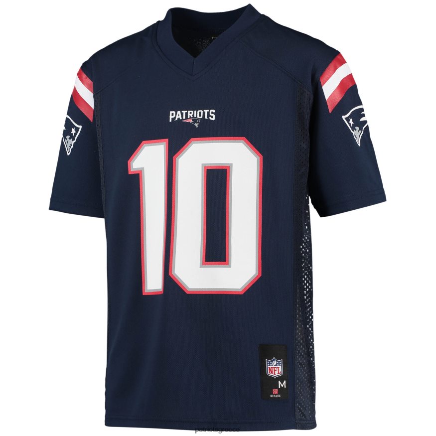 Patriots Jersey Μακ Τζόουνς ναυτικό αντίγραφο παίκτη φανέλα παιδιά είδη ένδυσης VPDHTZ3057