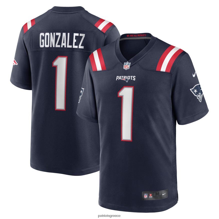 Patriots Jersey nike christian gonzalez navy 2023 nfl draft φανέλα παιχνιδιού επιλογής πρώτου γύρου παιδιά είδη ένδυσης VPDHTZ3050
