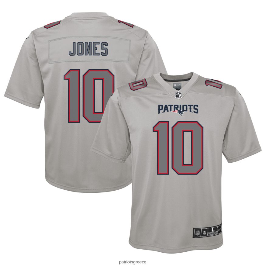 Patriots Jersey φανέλα παιχνιδιών μόδας nike mac jones γκρι ατμόσφαιρα παιδιά είδη ένδυσης VPDHTZ3058