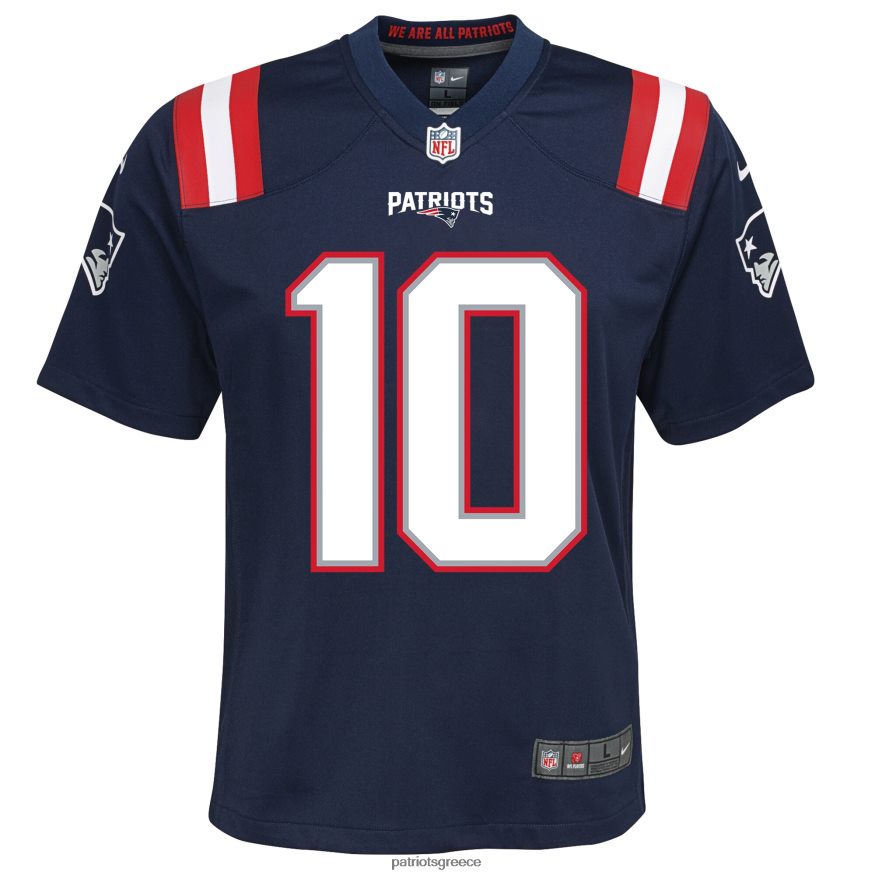 Patriots Jersey φανέλα παιχνιδιών nike mac jones navy παιδιά είδη ένδυσης VPDHTZ3047