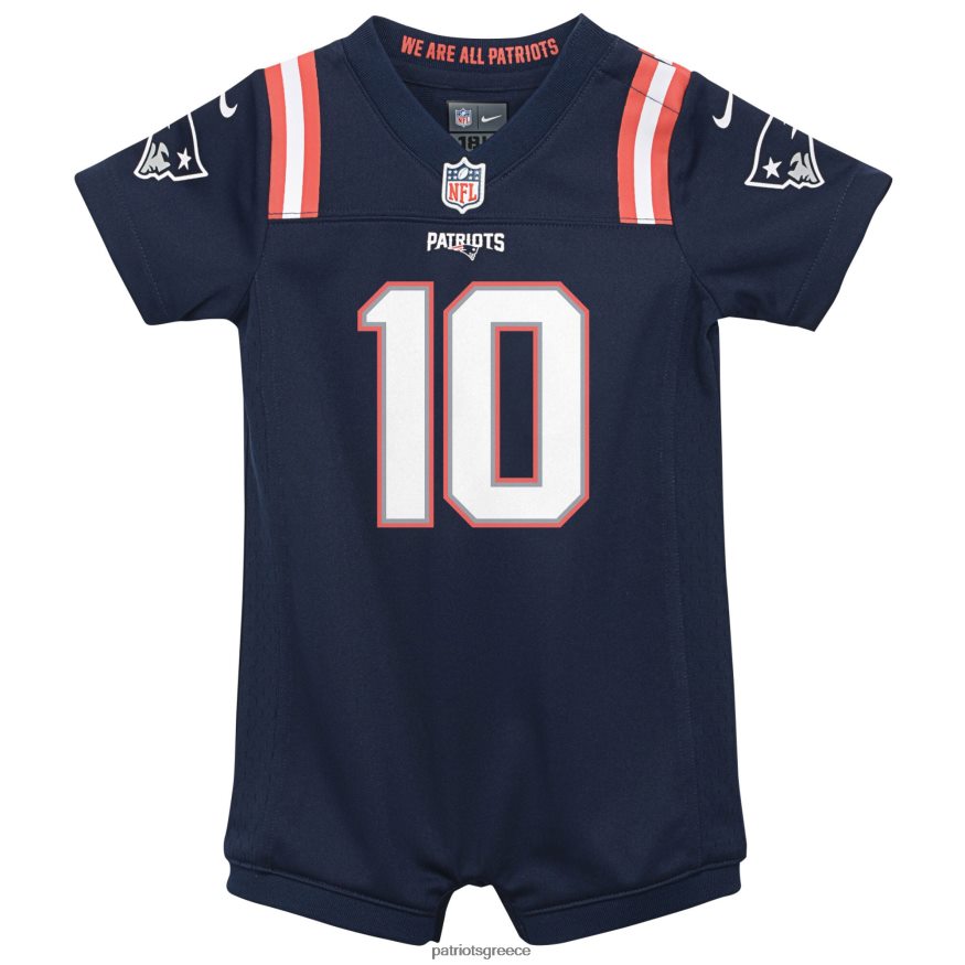 Patriots Jersey φανέλα για νεογέννητα και βρέφη nike mac jones navy game romper παιδιά είδη ένδυσης VPDHTZ3046