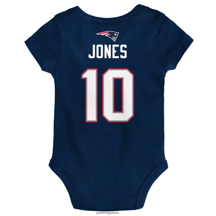 Patriots Jersey φορμάκι για νεογέννητο & βρέφος mac jones navy mainliner παίκτης όνομα & αριθμός παιδιά είδη ένδυσης VPDHTZ3071