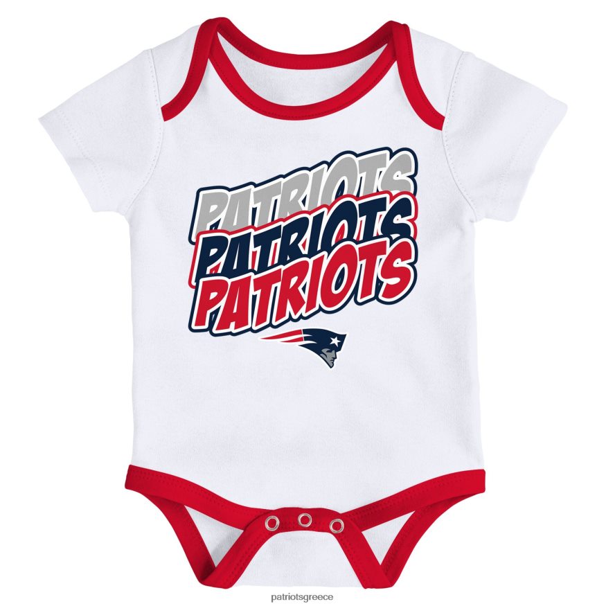 Patriots Jersey Σετ κορμάκι για νεογέννητο και βρέφος κόκκινο/λευκό monterey tie-dye 2 πακέτο παιδιά είδη ένδυσης VPDHTZ3077