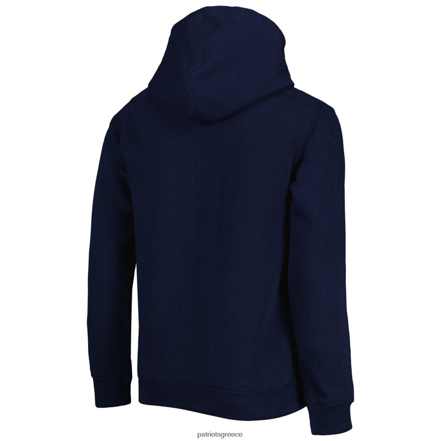 Patriots Jersey Σετ πουλόβερ με κουκούλα και παντελόνι σε ναυτικό/ερείκη γκρι διπλό επάνω παιδιά είδη ένδυσης VPDHTZ3041