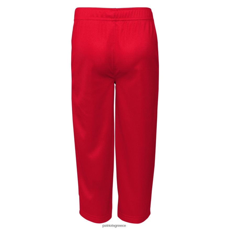 Patriots Jersey Σετ μπλουζάκι με λαιμόκοψη και παντελόνι για νήπιο ναυτικό/κόκκινη κόκκινη ζώνη παιδιά είδη ένδυσης VPDHTZ3060