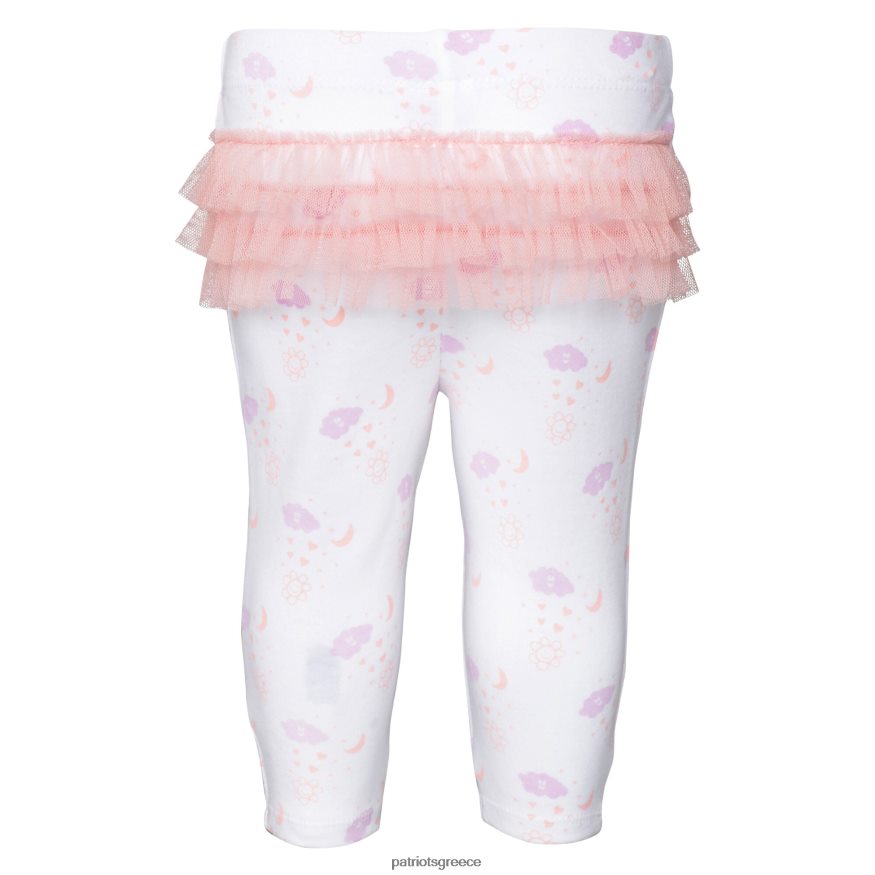 Patriots Jersey Κορίτσια νεογέννητο & βρεφικό λευκό κορμάκι και κολάν tutu παιδιά είδη ένδυσης VPDHTZ3074